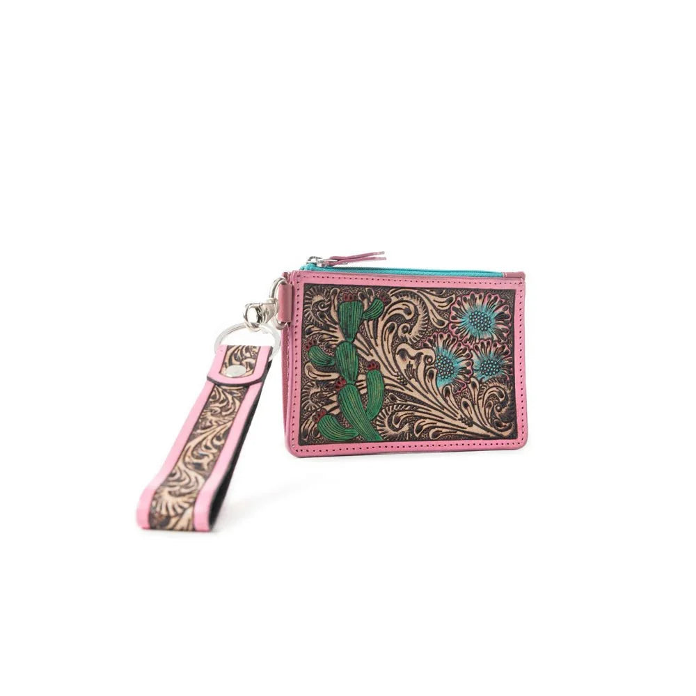 Pride of Prickly Pears Card Holder in Pink by Myra Bag