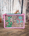 Pride of Prickly Pears Card Holder in Pink by Myra Bag