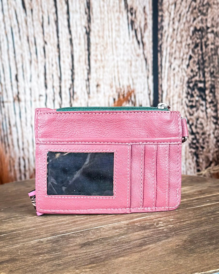 Pride of Prickly Pears Card Holder in Pink by Myra Bag