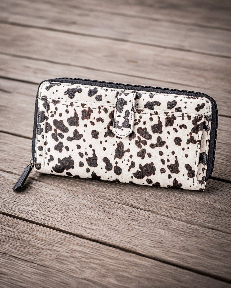 Propel Hair-On Leather Wallet by Myra Bag