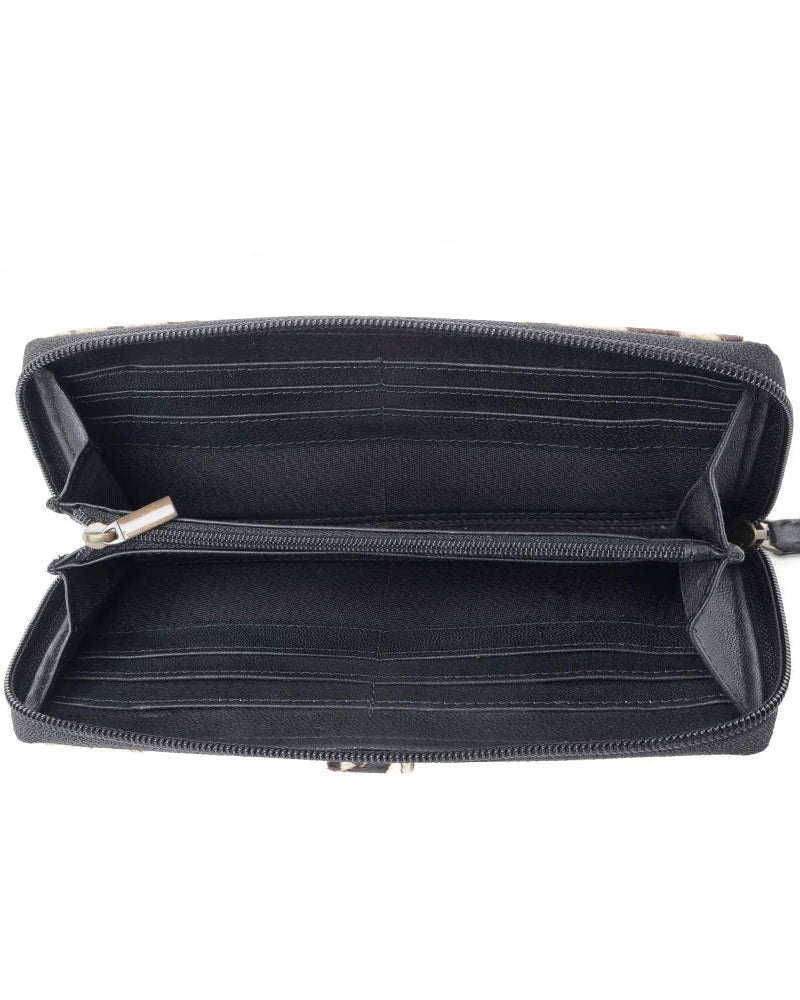 Propel Hair-On Leather Wallet by Myra Bag