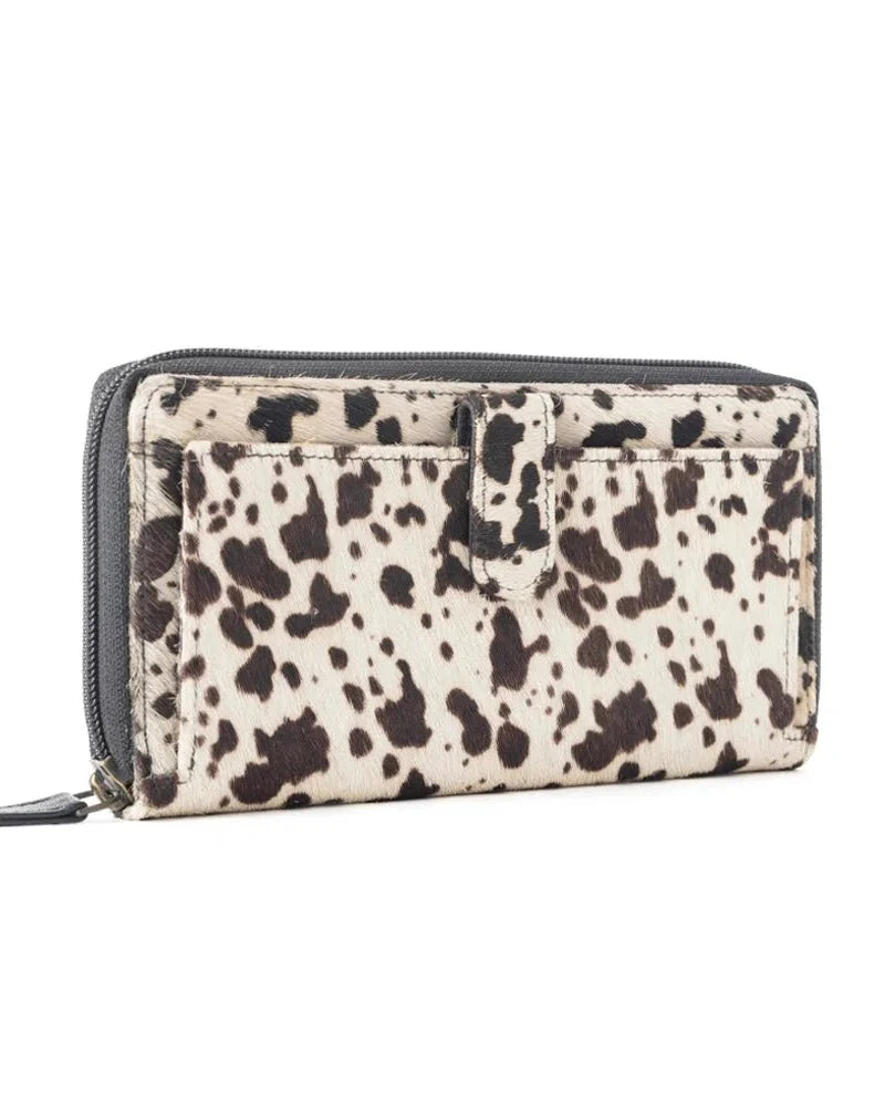 Propel Hair-On Leather Wallet by Myra Bag