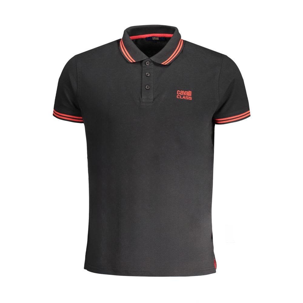Cavalli Class Cotton Men Polo Men's Shirt