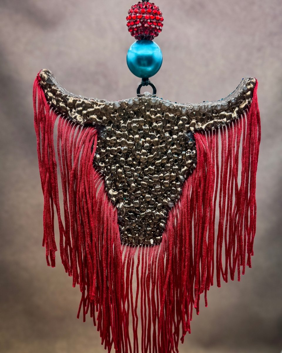 Ruby Riot Bull Skull Car Freshie in Tipsy Cowboy