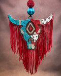 Ruby Riot Bull Skull Car Freshie in Tipsy Cowboy