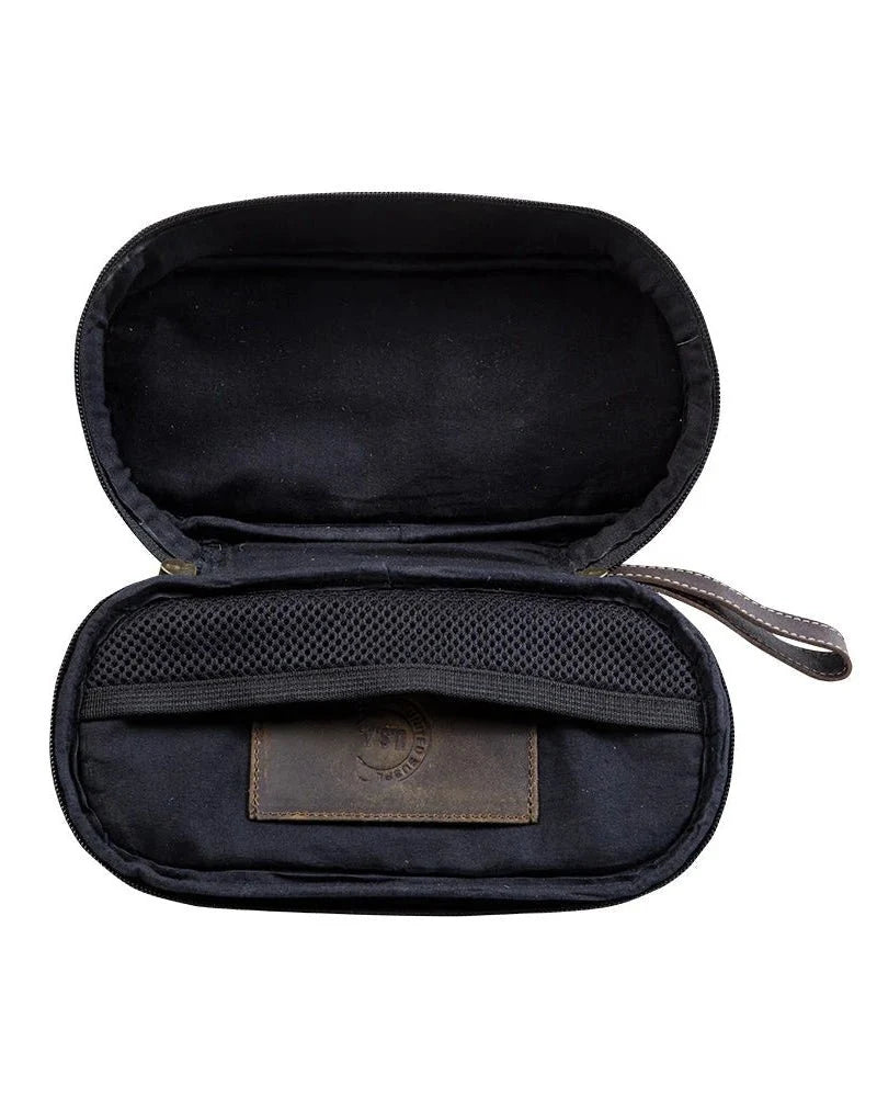 Sagebrush Trail Hair-On Hide Travel Case by Myra Bag