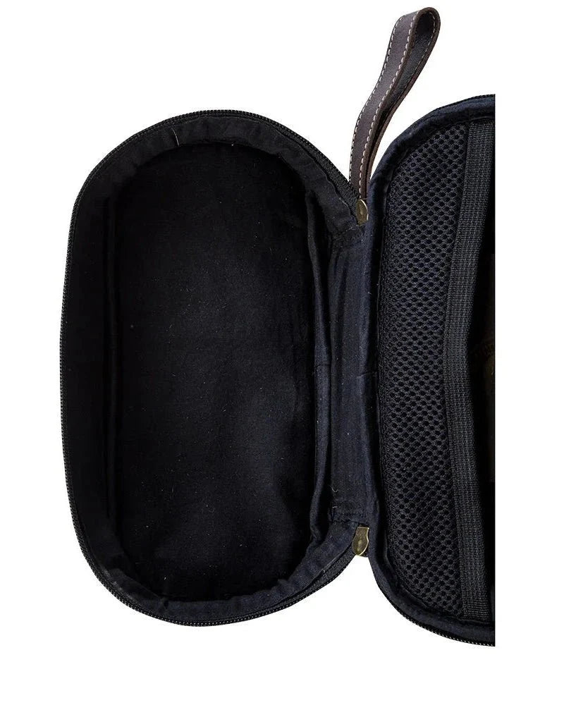 Sagebrush Trail Hair-On Hide Travel Case by Myra Bag