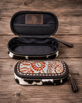 Sagebrush Trail Hair-On Hide Travel Case by Myra Bag