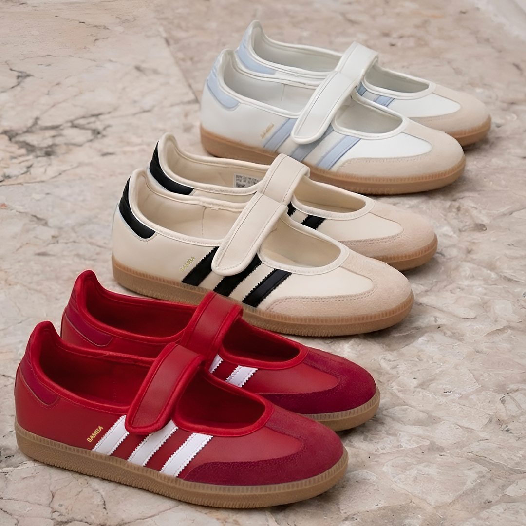 adidas Samba Jane White Blue Gum Women's