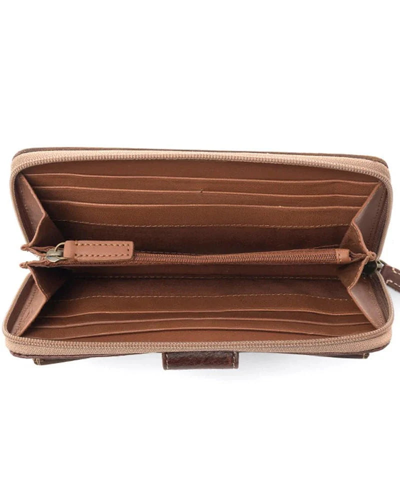 Seggregator Leather Wallet by Myra Bag