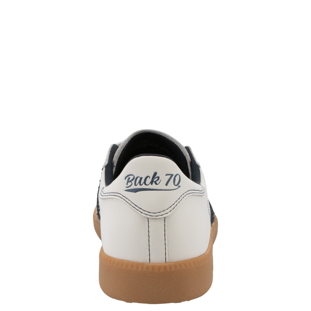 SHELLY in WHITE NAVY Sneakers