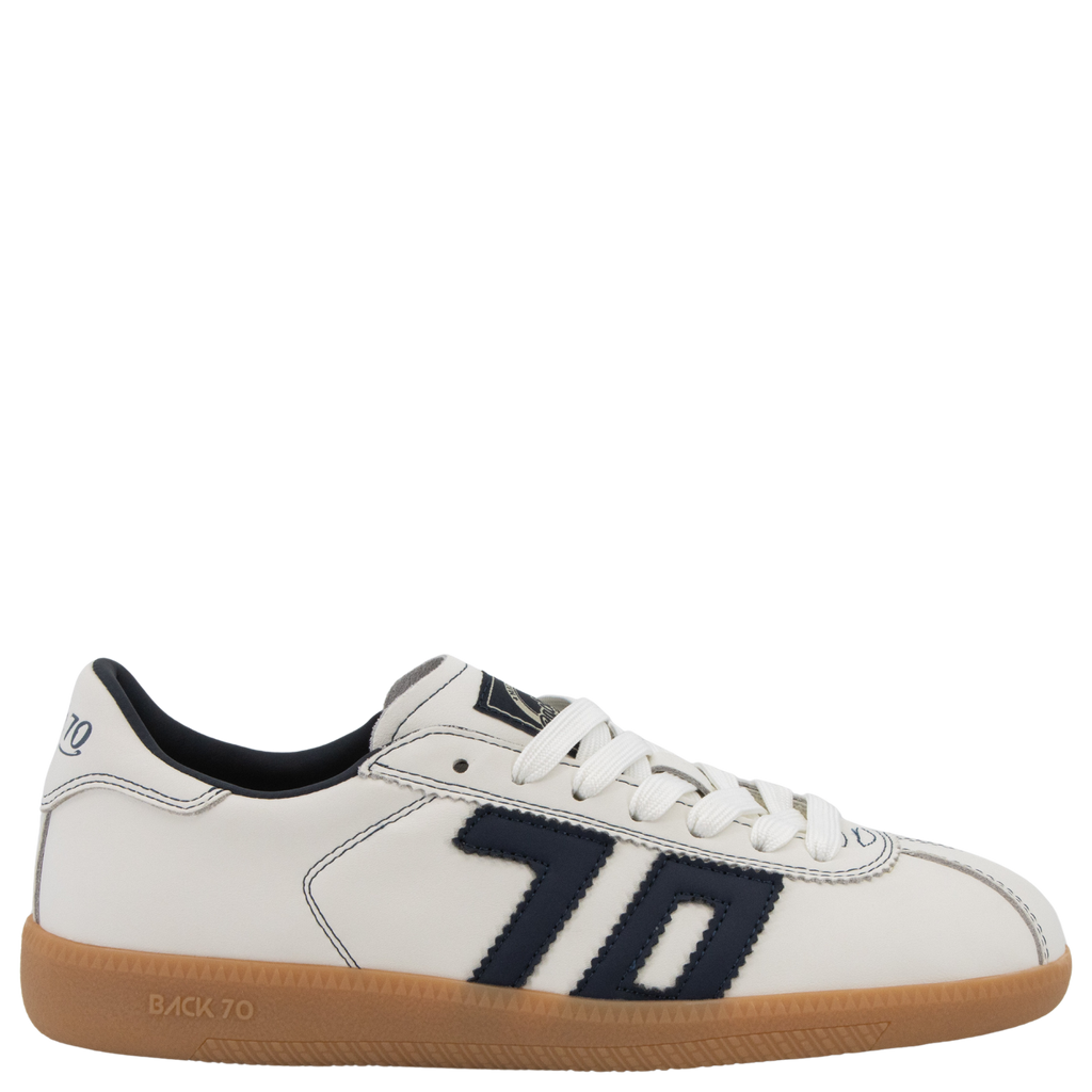 SHELLY in WHITE NAVY Sneakers