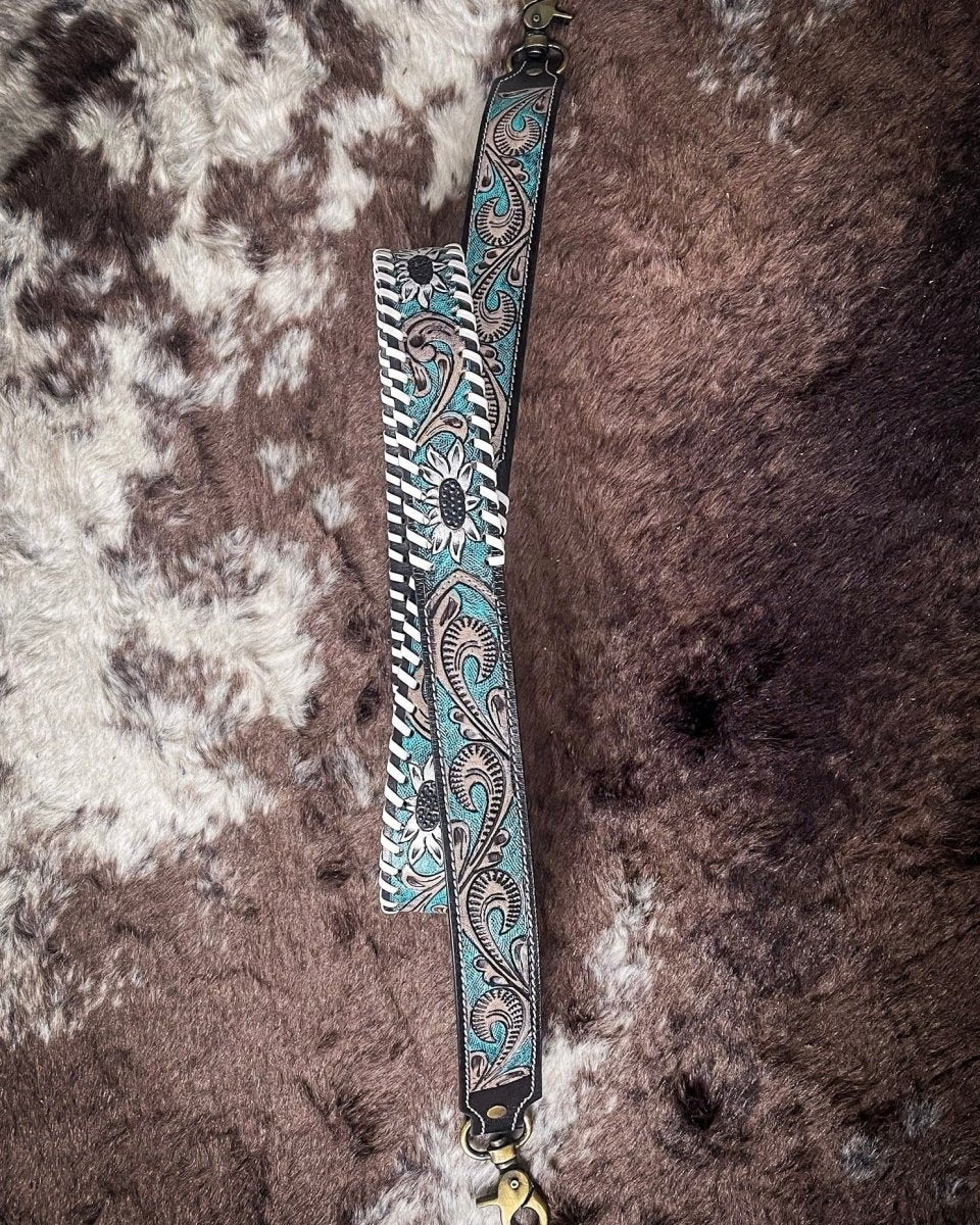 Snowy Turquoise Strap by Myra Bag