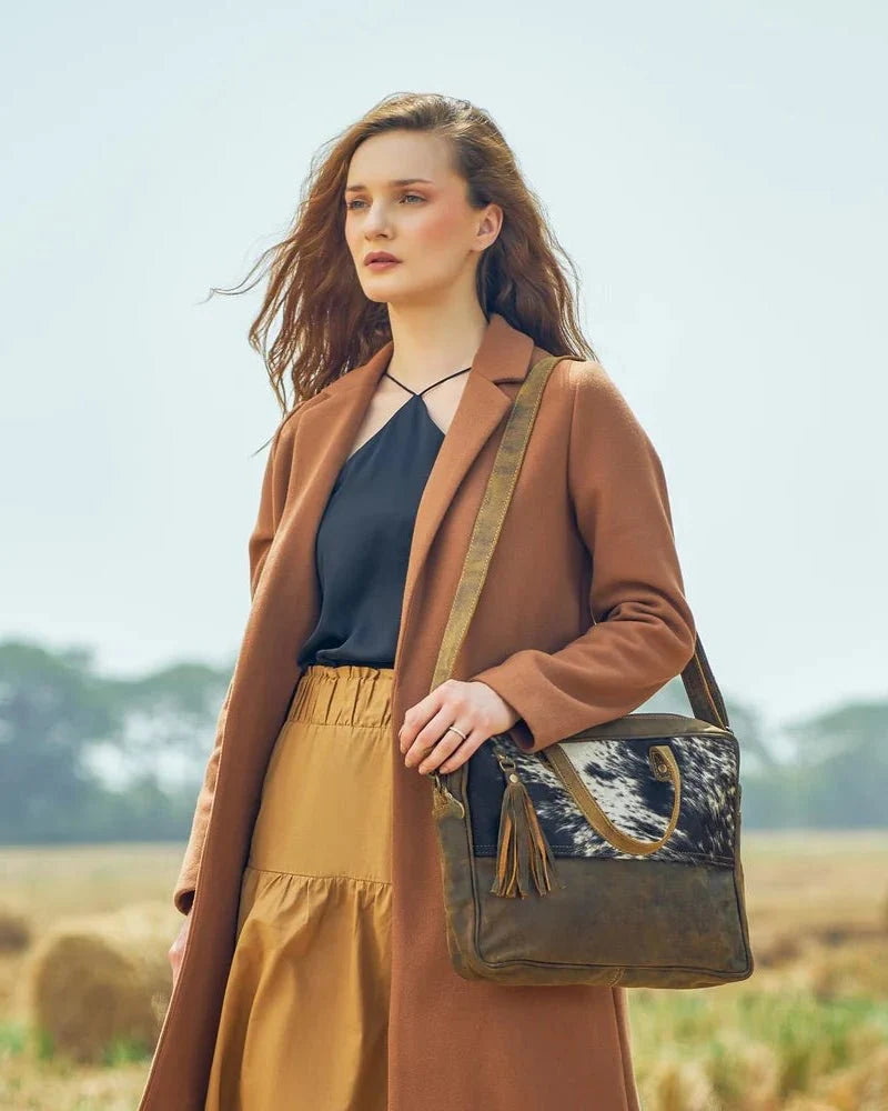 Somber Hues Laptop Bag by Myra Bag