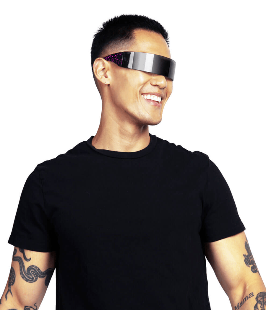 Spaced Out Black Cyclops Sunglasses