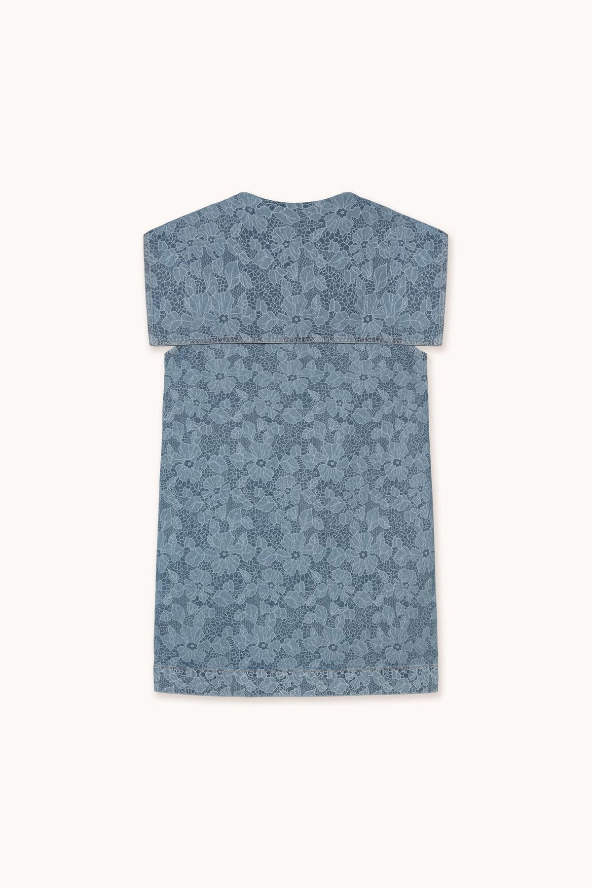 The Tiny Big Sister Lace Denim Dress