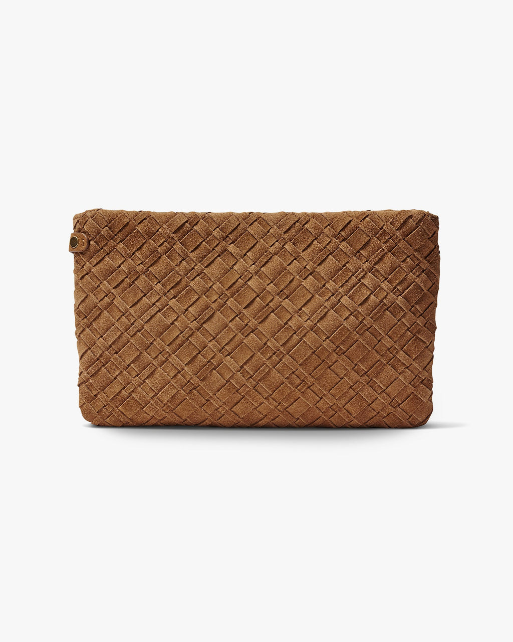 STARLING WOVEN CLUTCH - Chestnut