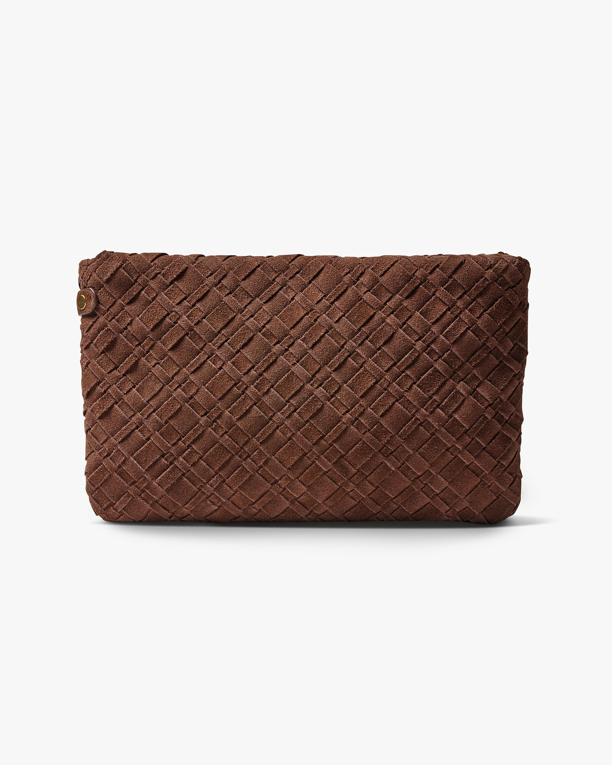 STARLING WOVEN CLUTCH - Coffee