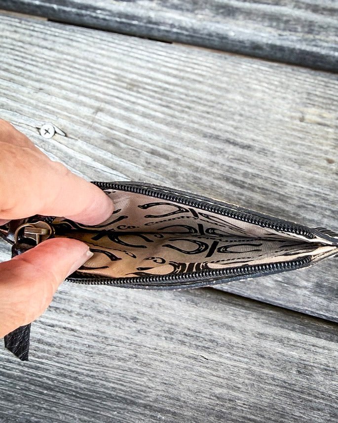 Stella Tooled Leather Pouch by Countryside Co.