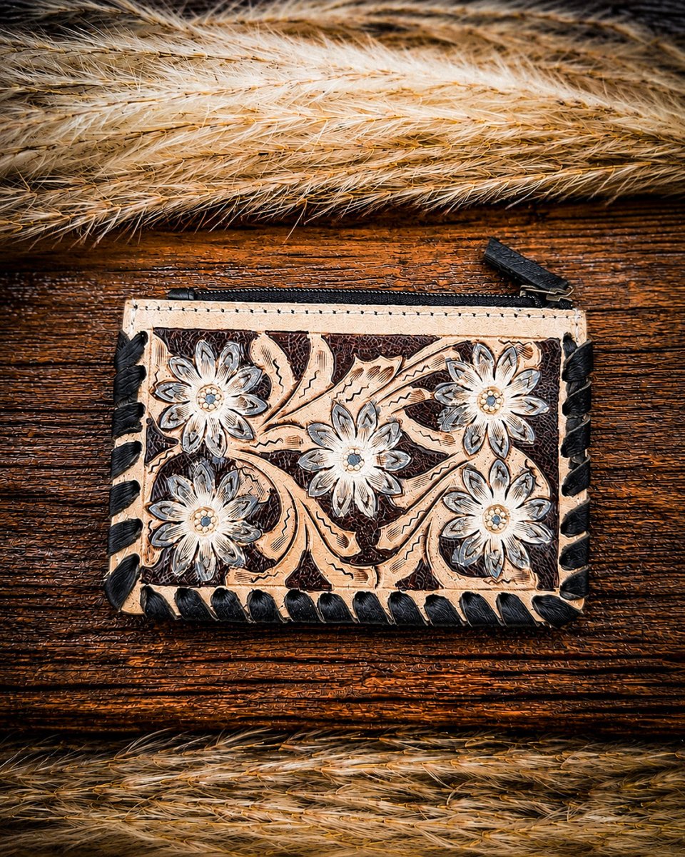 Stella Tooled Leather Pouch by Countryside Co.