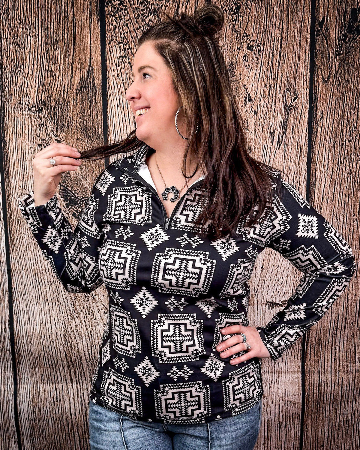 Down In The Hills Fitted Pullover by Sterling Kreek