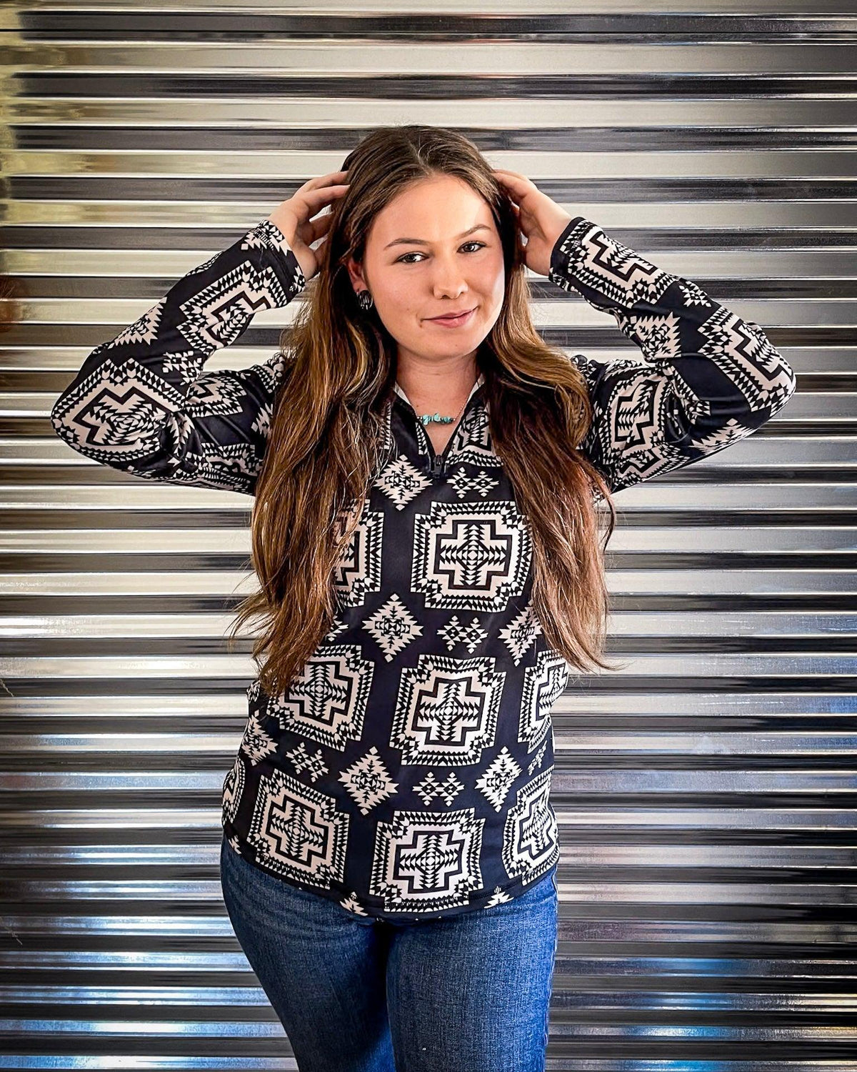 Down In The Hills Fitted Pullover by Sterling Kreek