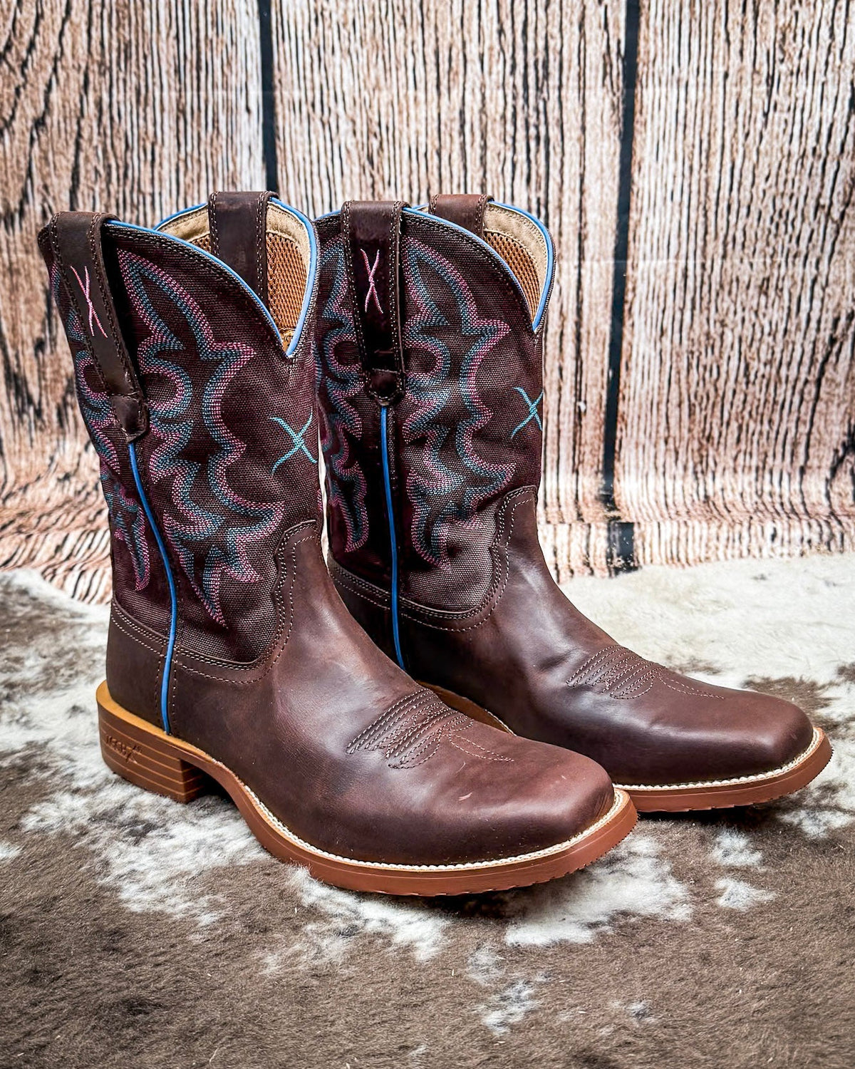 Taffy Twisted X Women's 11" Tech X Boot - Chocolate Truffle and Dark Brown