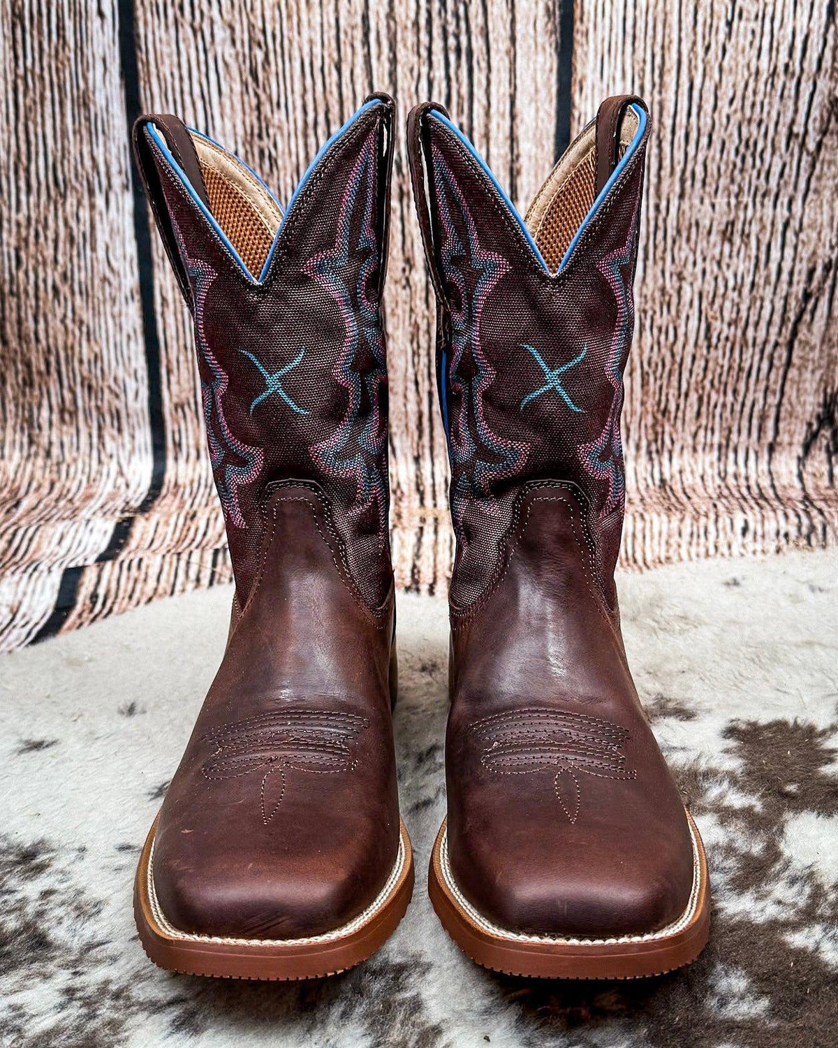 Taffy Twisted X Women's 11" Tech X Boot - Chocolate Truffle and Dark Brown