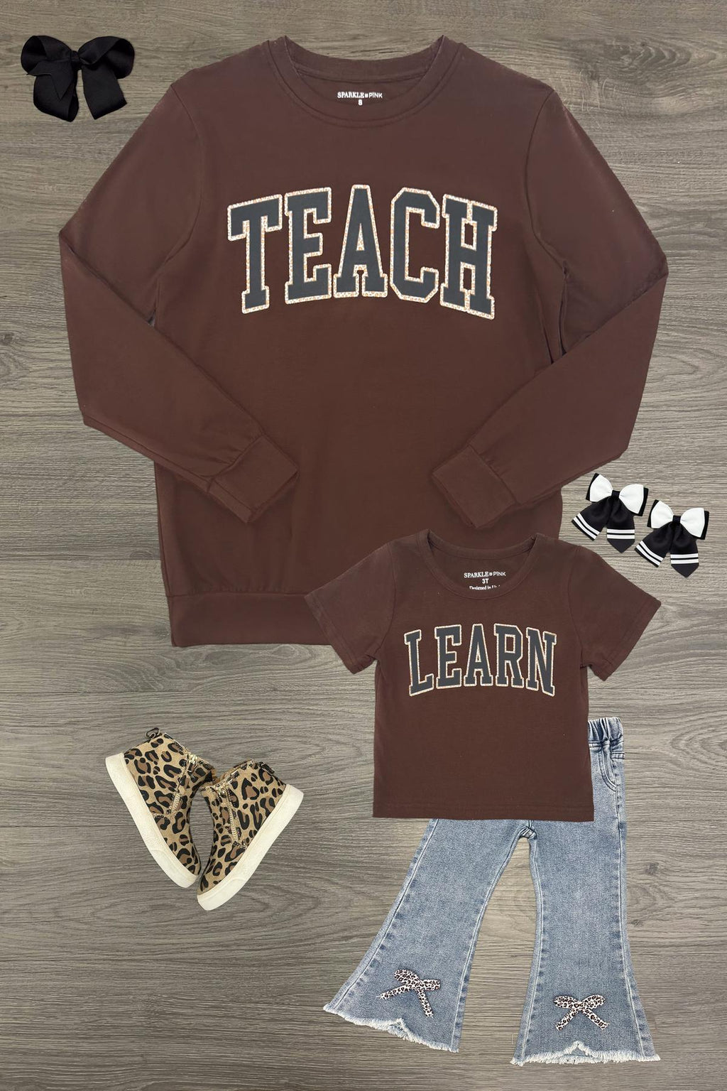 Mom & Me - "Teach & Learn" Top & Pant Set