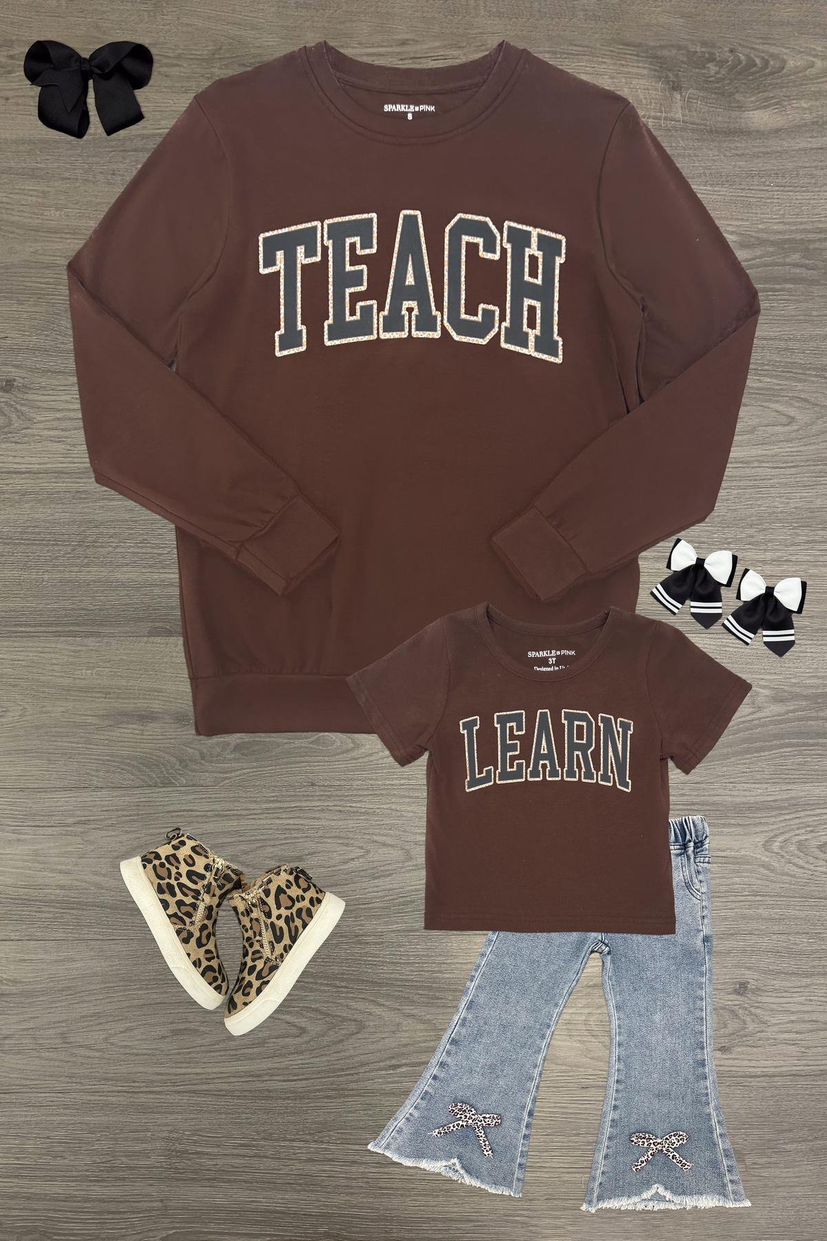 Mom & Me - "Teach & Learn" Top & Pant Set