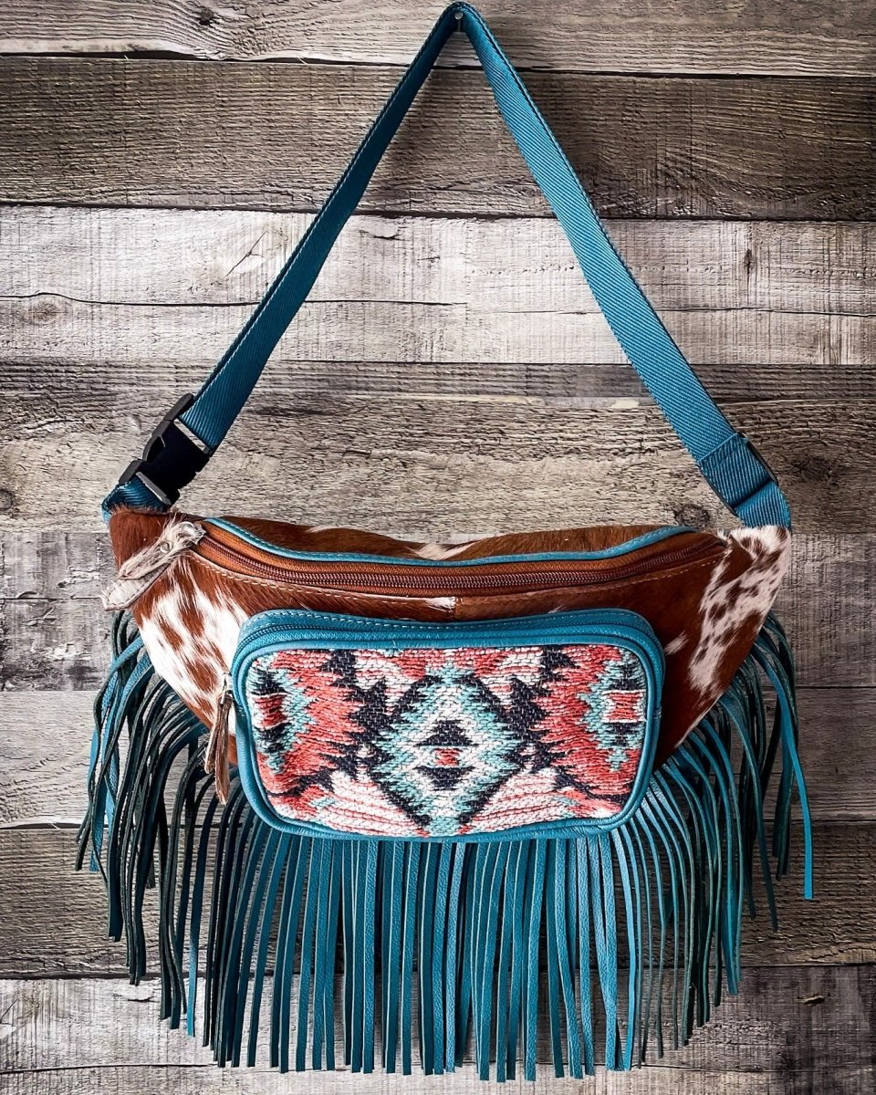 Tonga Ridge Fanny Pack Bag in Blue by Myra Bag