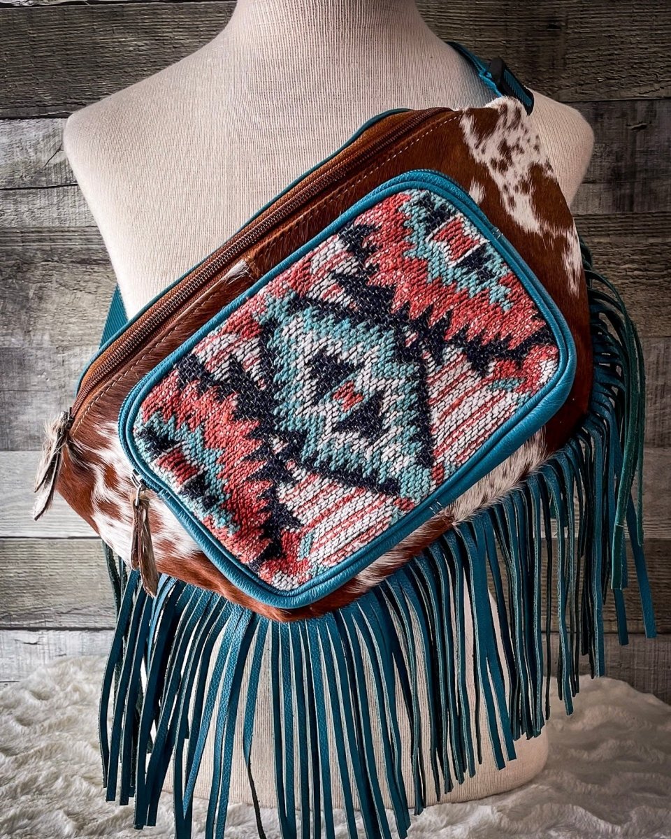 Tonga Ridge Fanny Pack Bag in Blue by Myra Bag