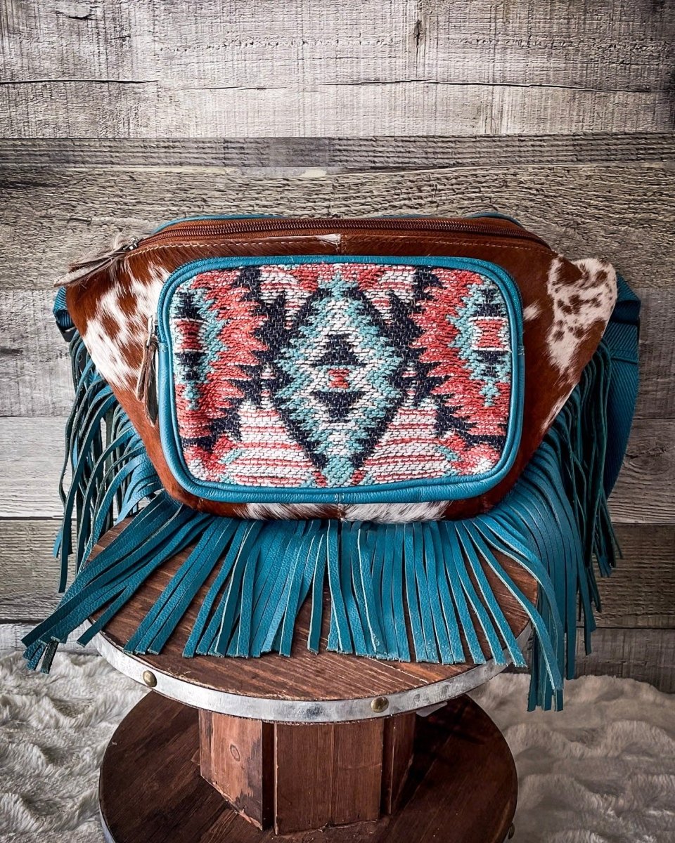 Tonga Ridge Fanny Pack Bag in Blue by Myra Bag