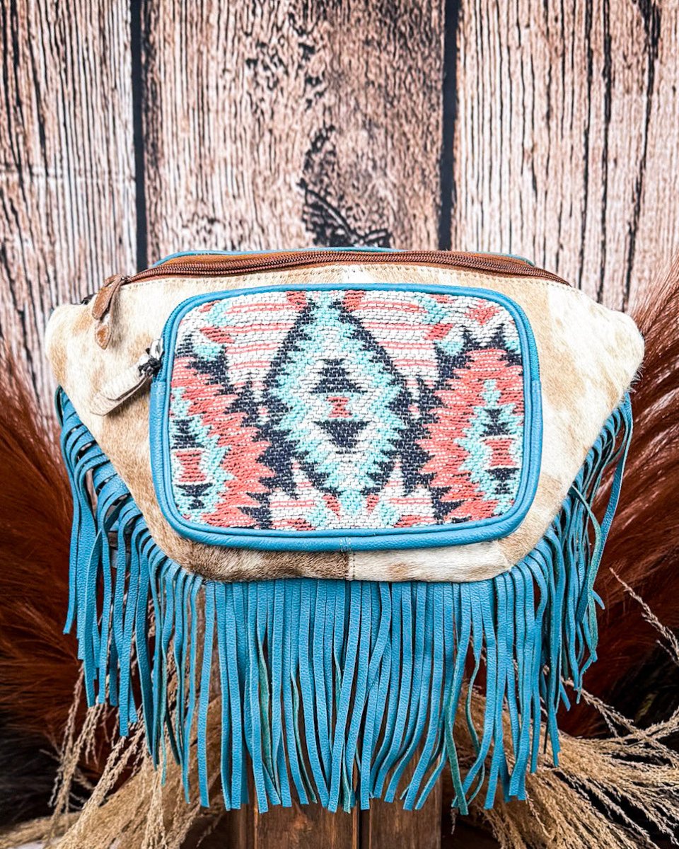 Tonga Ridge Fanny Pack Bag in Blue by Myra Bag