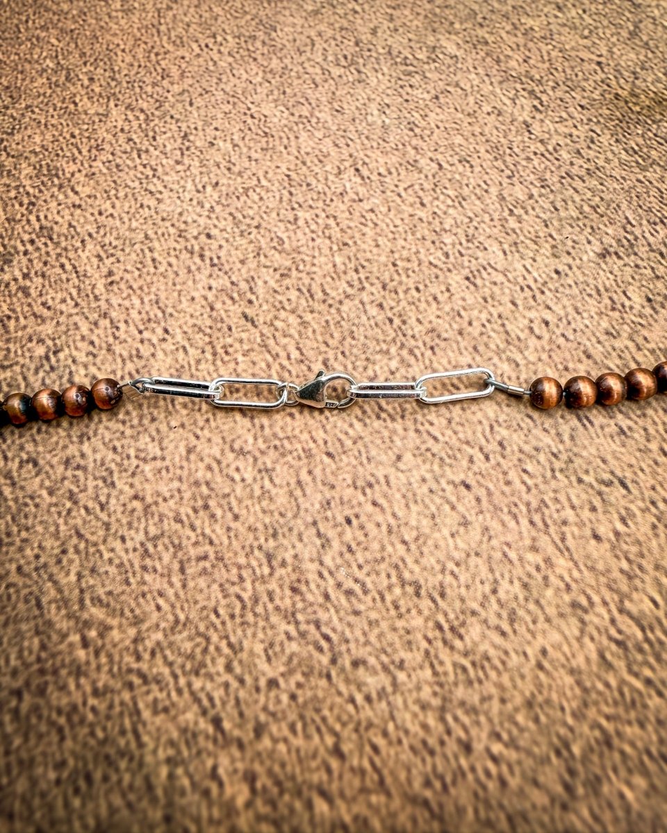 Copperline Fluted Copper Pearl Necklace