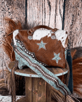 Turquoise Stars Concealed Bag by Myra Bag