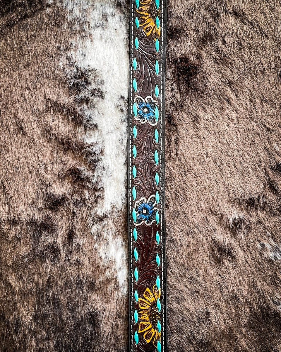 Turquoise Weaved Purse Strap by Myra Bag