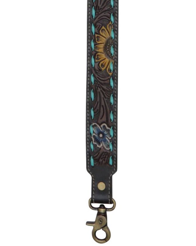 Turquoise Weaved Purse Strap by Myra Bag