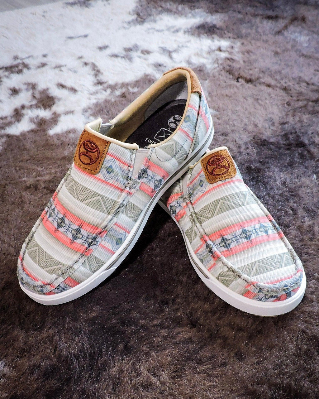 Twisted X Hooey Slip-On Loper - Pink Multi