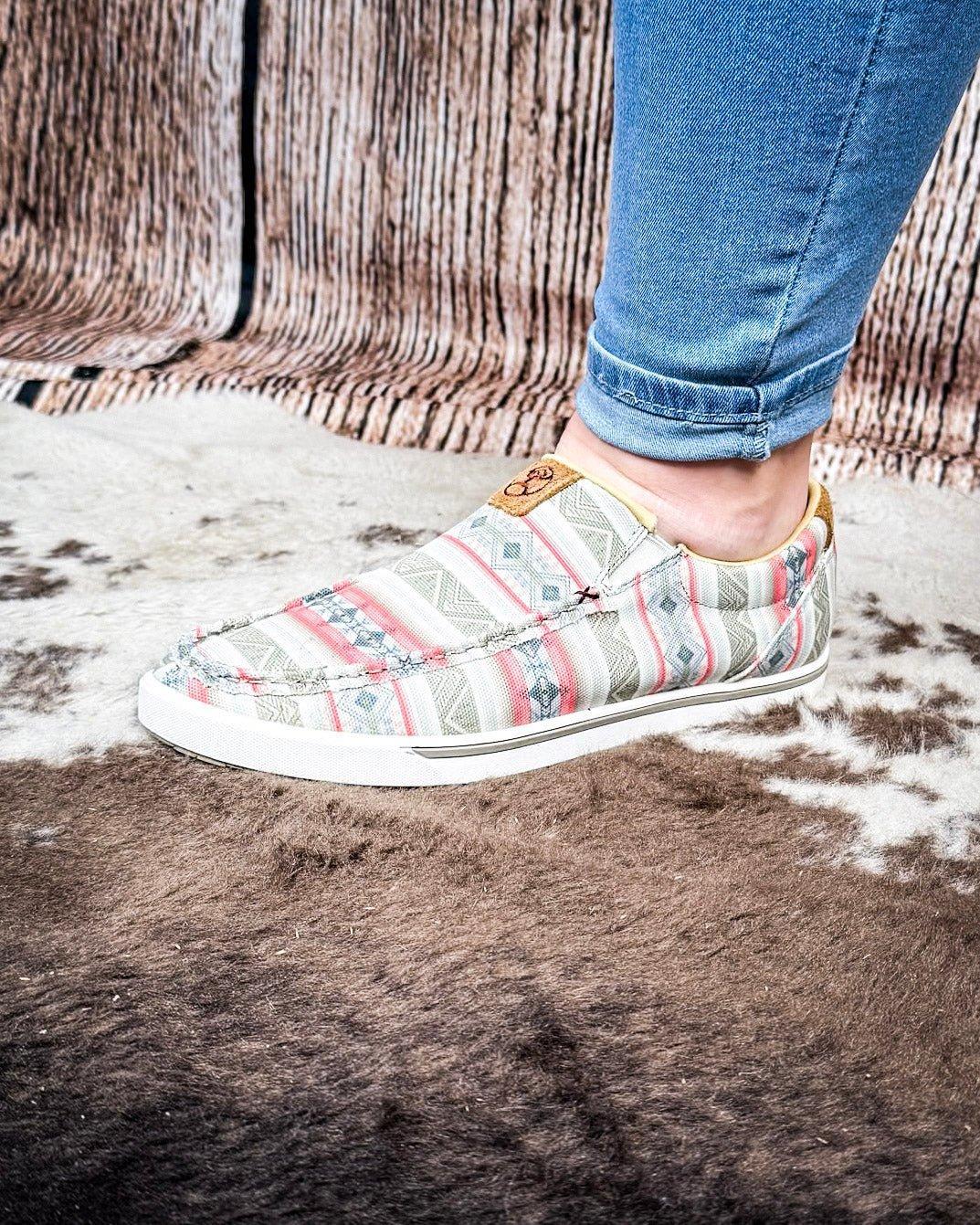 Twisted X Hooey Slip-On Loper - Pink Multi