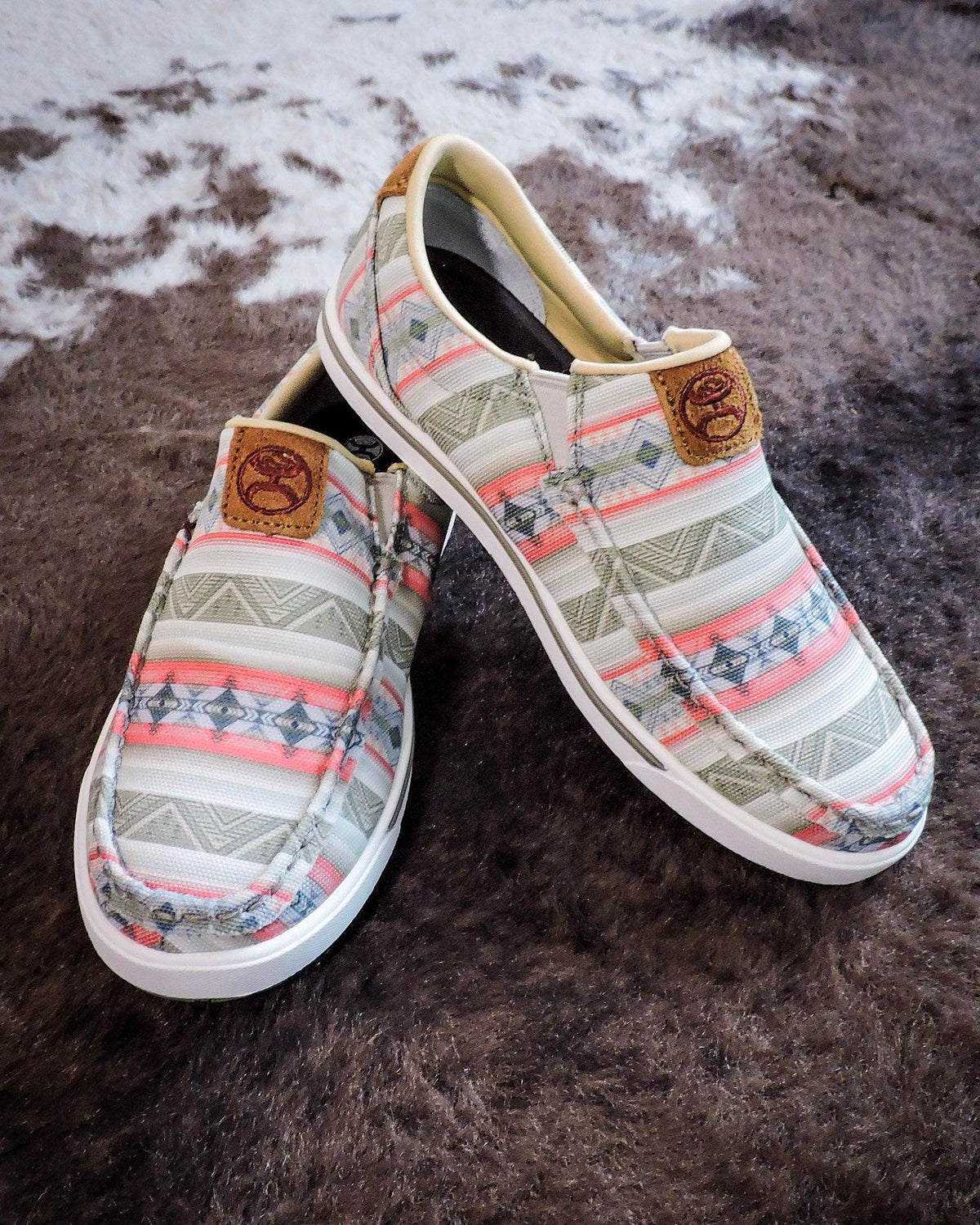 Twisted X Hooey Slip-On Loper - Pink Multi