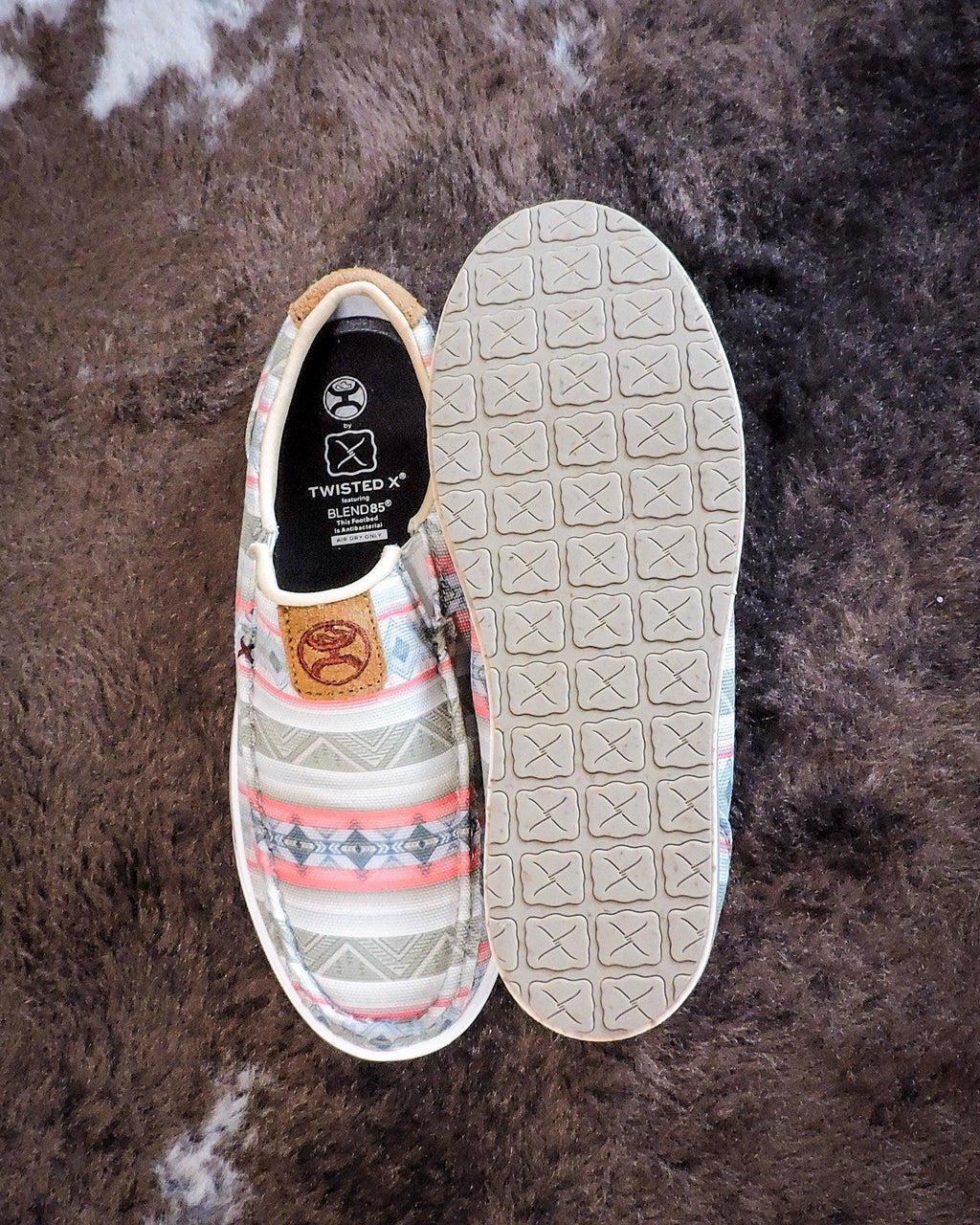 Twisted X Hooey Slip-On Loper - Pink Multi