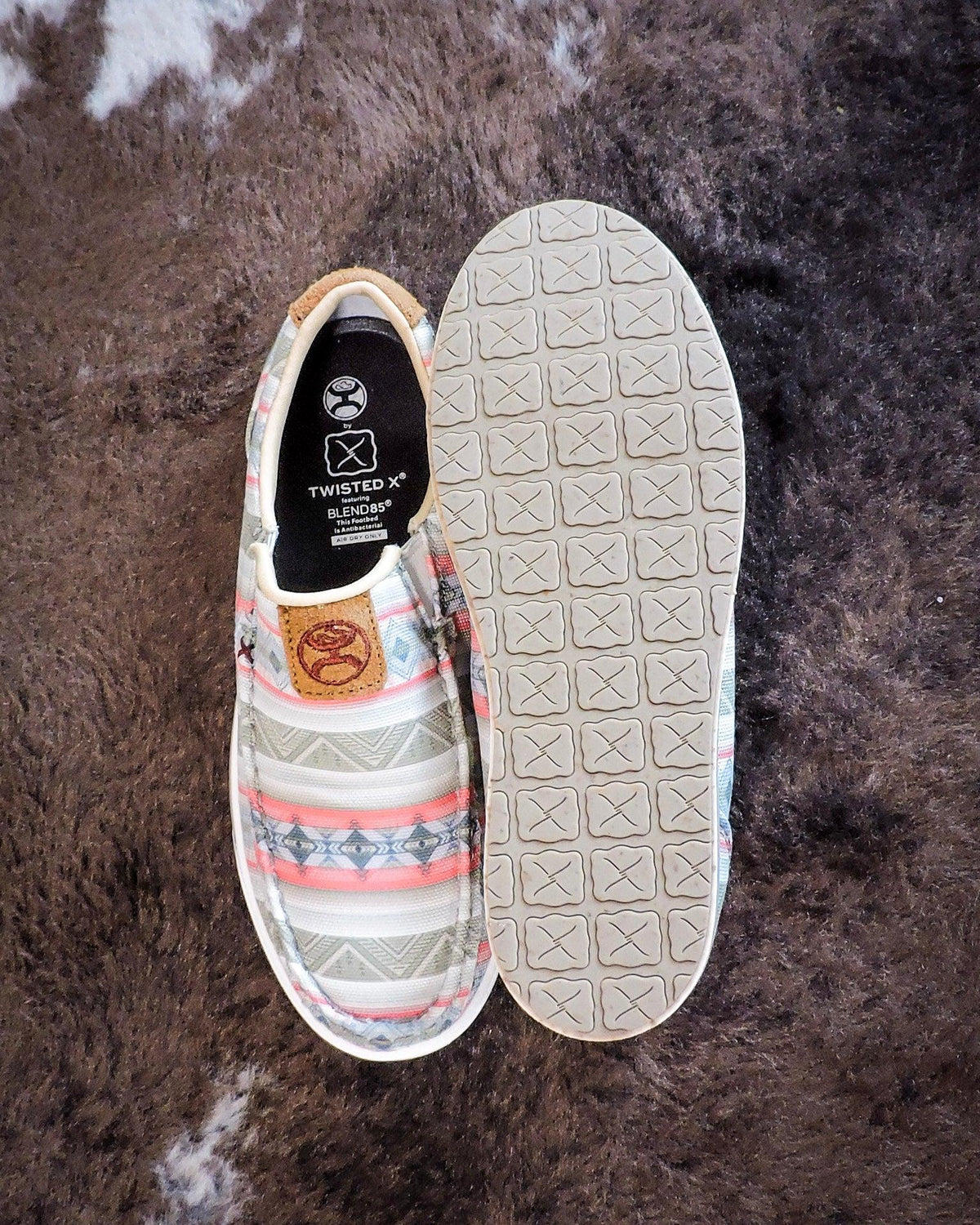 Twisted X Hooey Slip-On Loper - Pink Multi