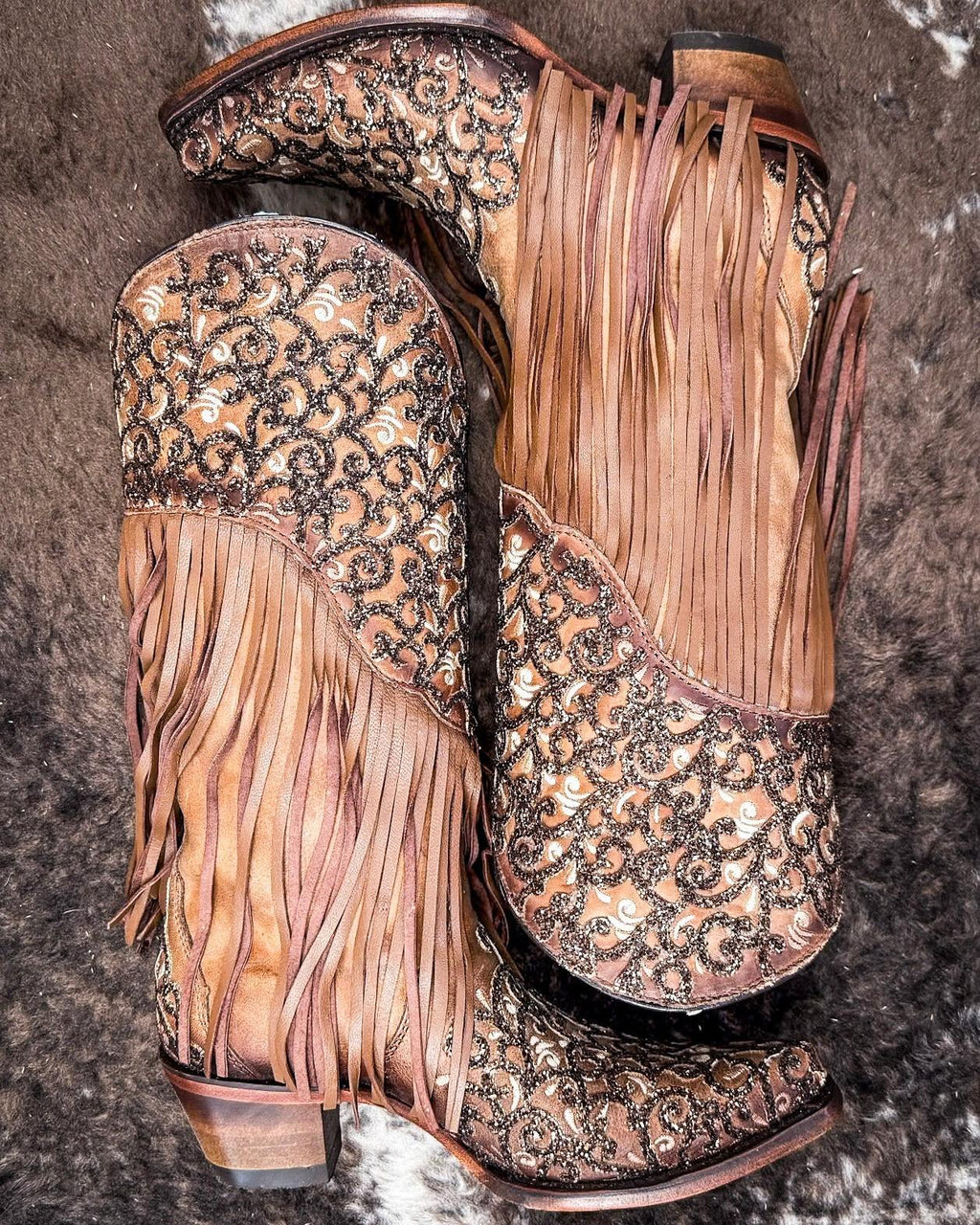 Velorosa Fringed Corral Boot