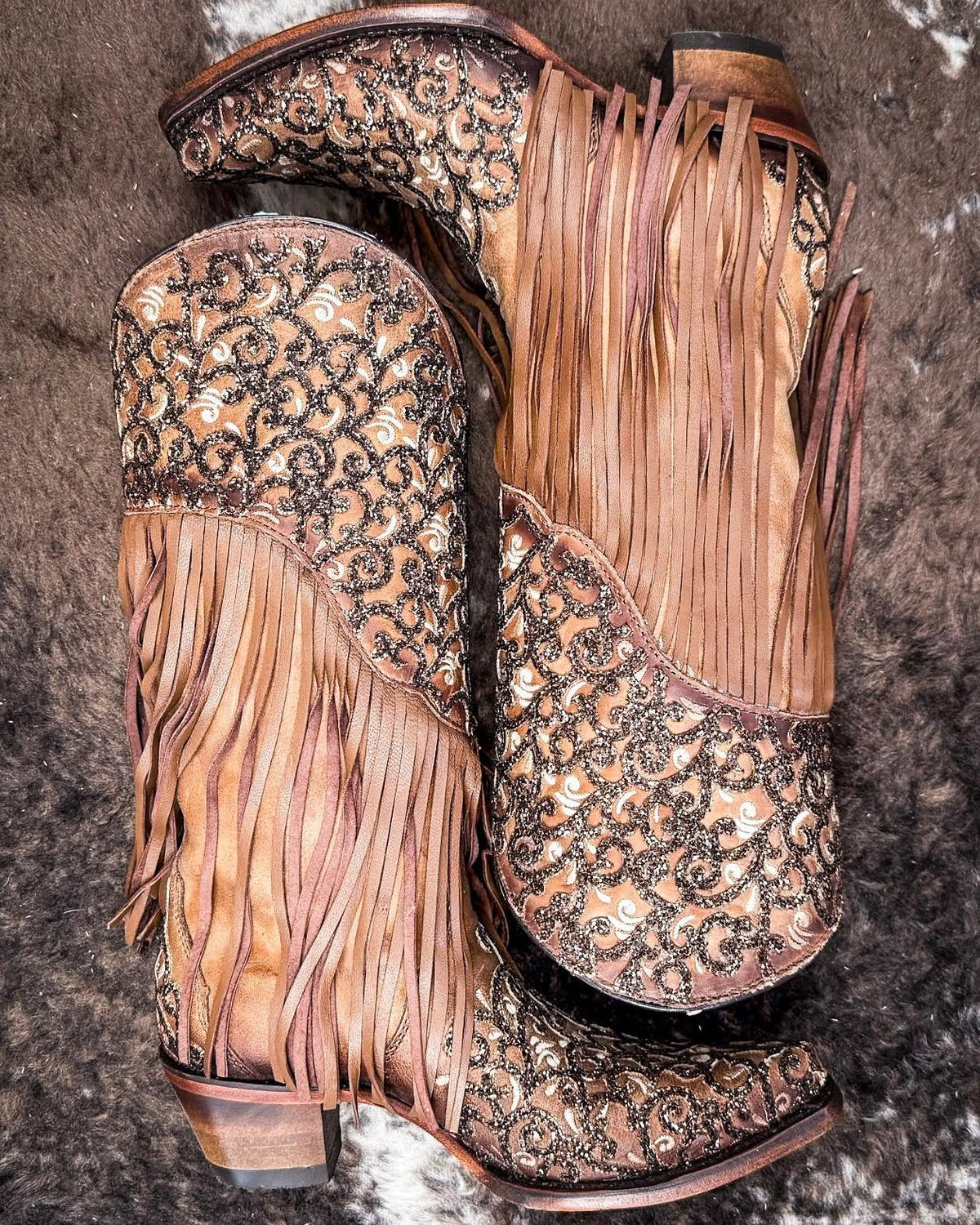 Velorosa Fringed Corral Boot