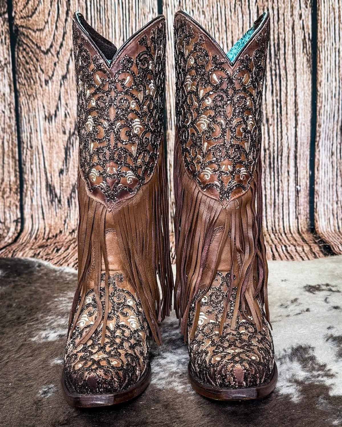 Velorosa Fringed Corral Boot
