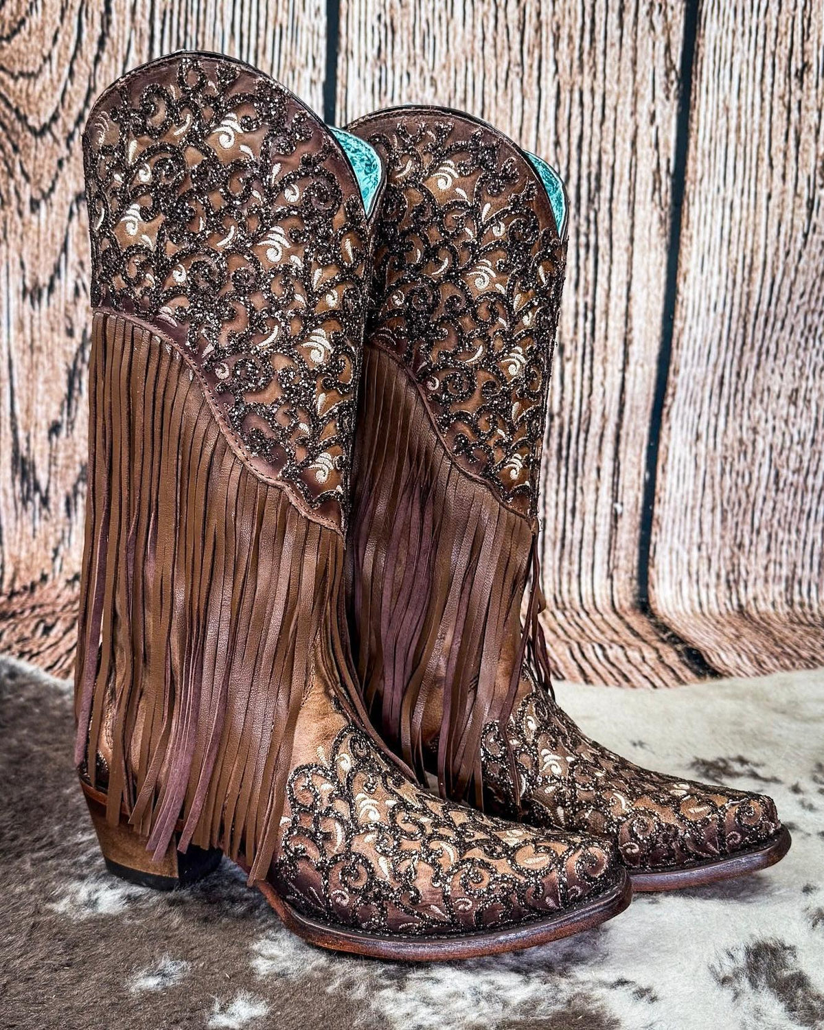 Velorosa Fringed Corral Boot