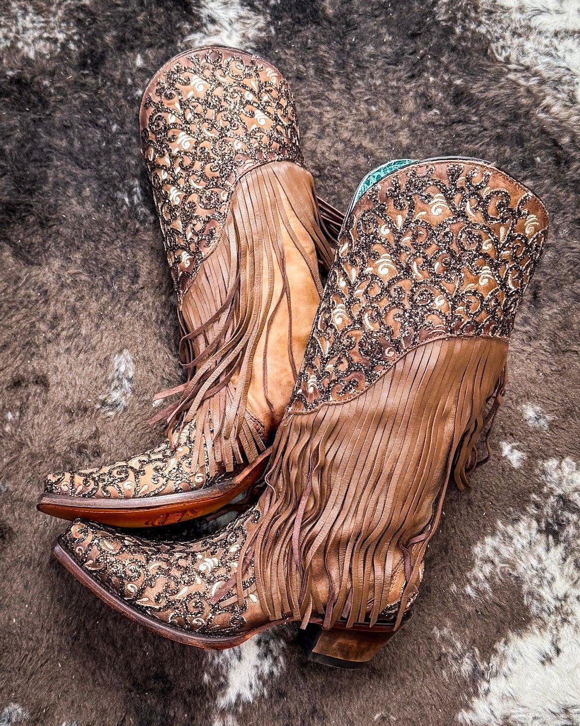 Velorosa Fringed Corral Boot