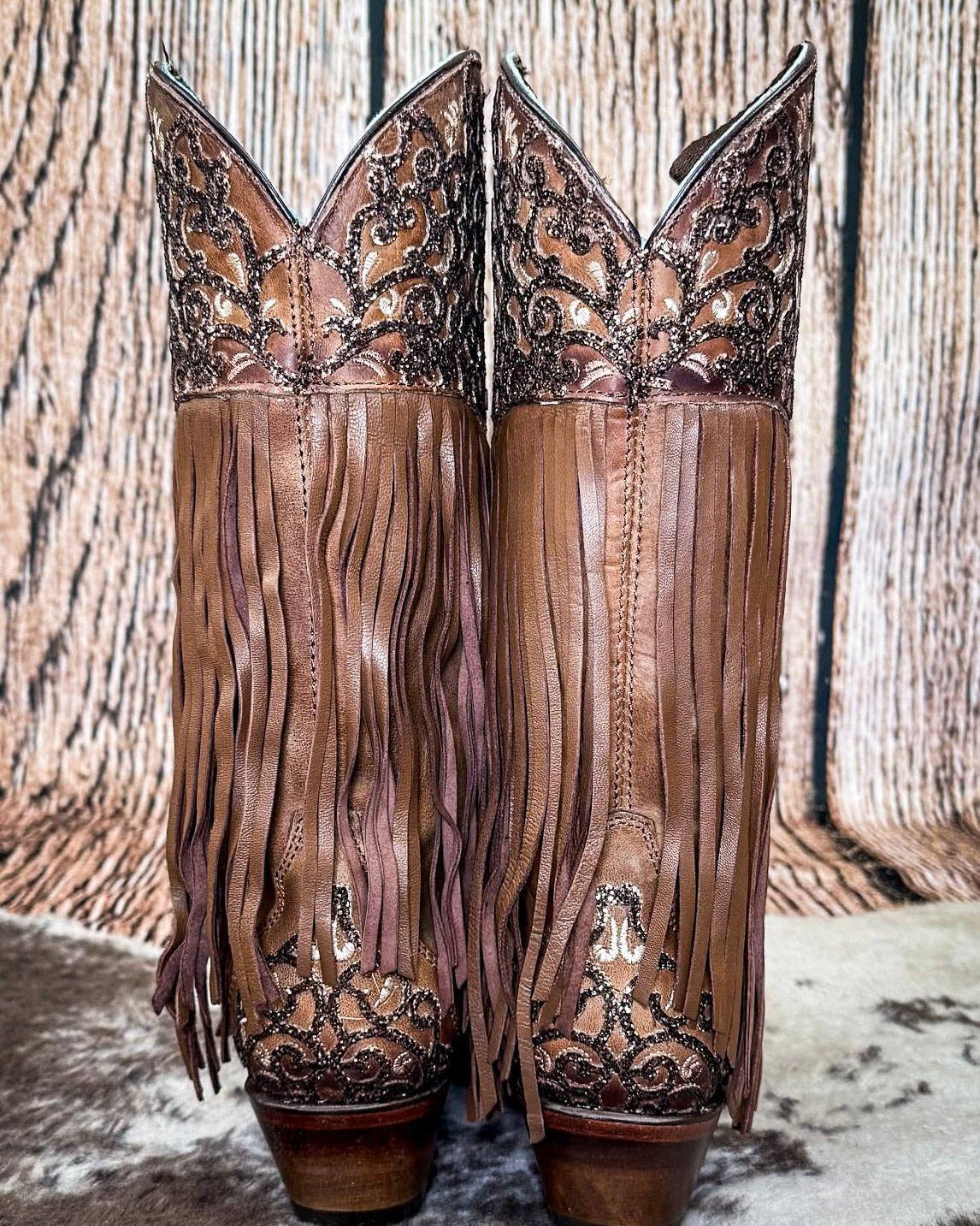 Velorosa Fringed Corral Boot