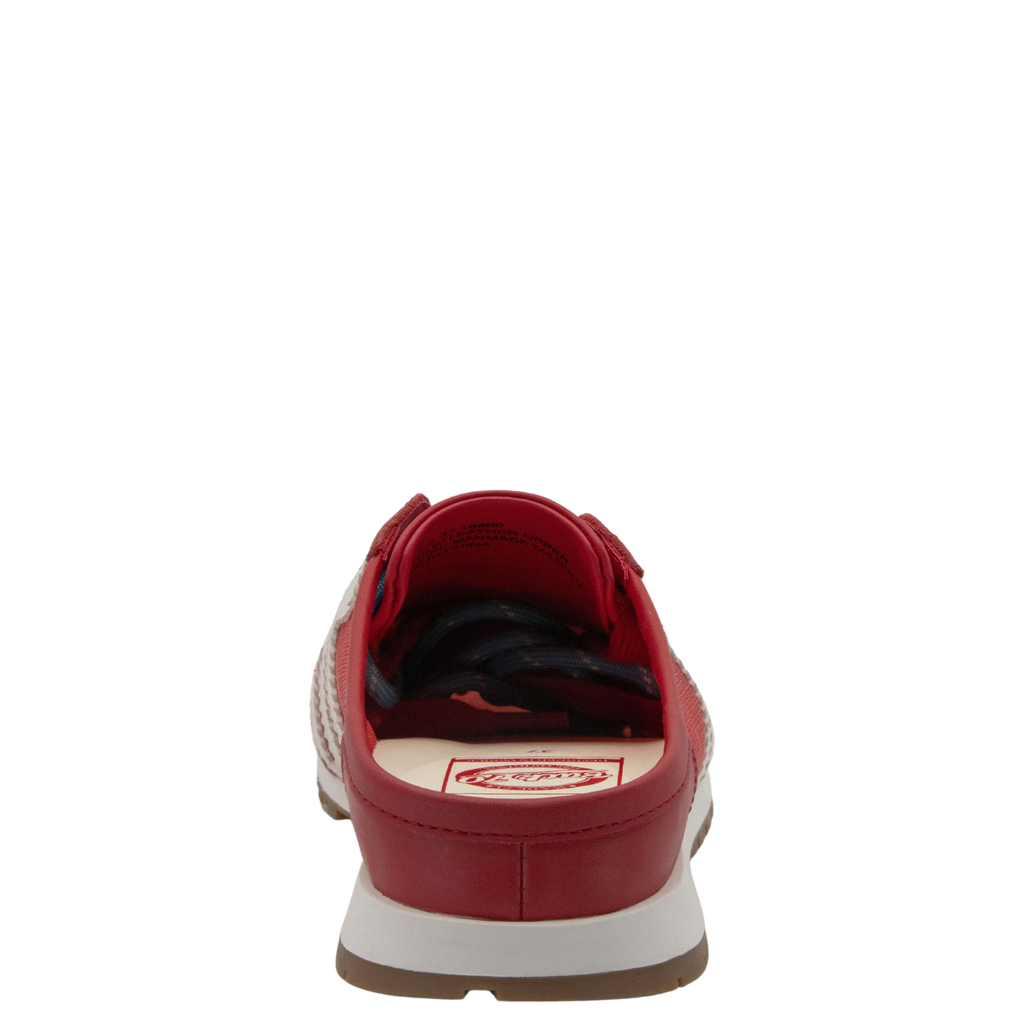 VENICE in RED Backless Sneakers